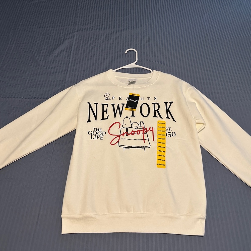 Peanuts Snoopy Cream Sweater